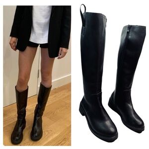 Target - Women’s Faux Leather Riding Boots Size 5.5